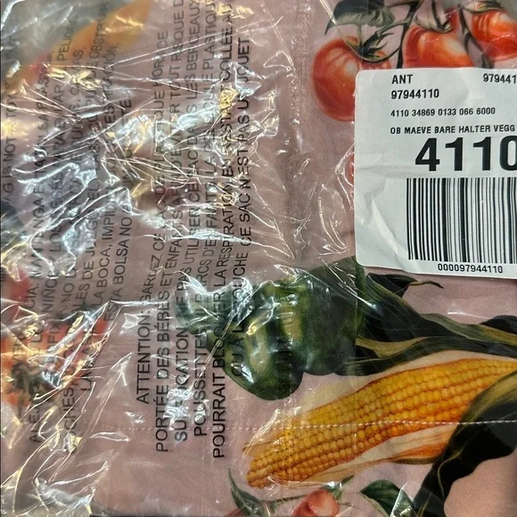 NWT! Anthropologie Maeve Veggie Halter Blouse - Medium 🐸 - Picture 5 of 5